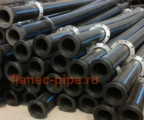 Труба ПЭ 100 63 мм с фланцами в Красноярске